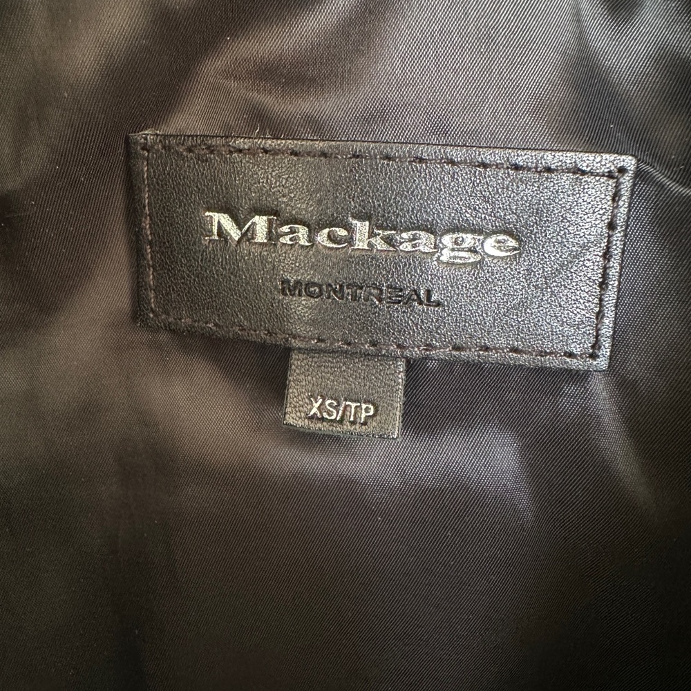 Mackage Freda Turqoise Suede Jacket 100% GOAT Skin - Picture 4 of 13